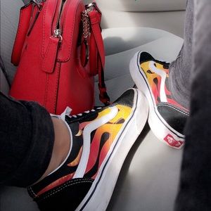 Fire flame vans